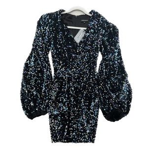 Nadine Merabi Sequence Galaxy Dress